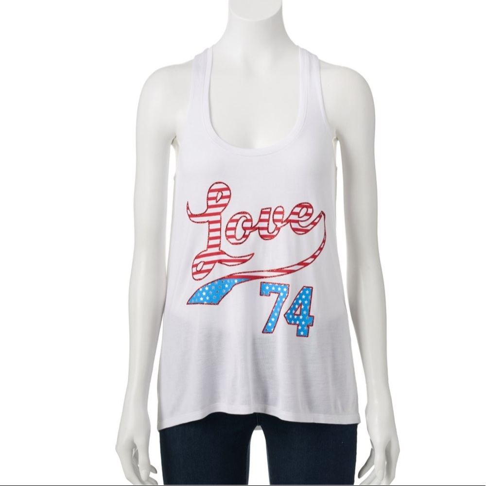 NWT Juicy Couture Graphic Tank Size L